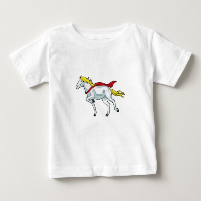 Camiseta De Bebé Capa de caballo (Anverso)