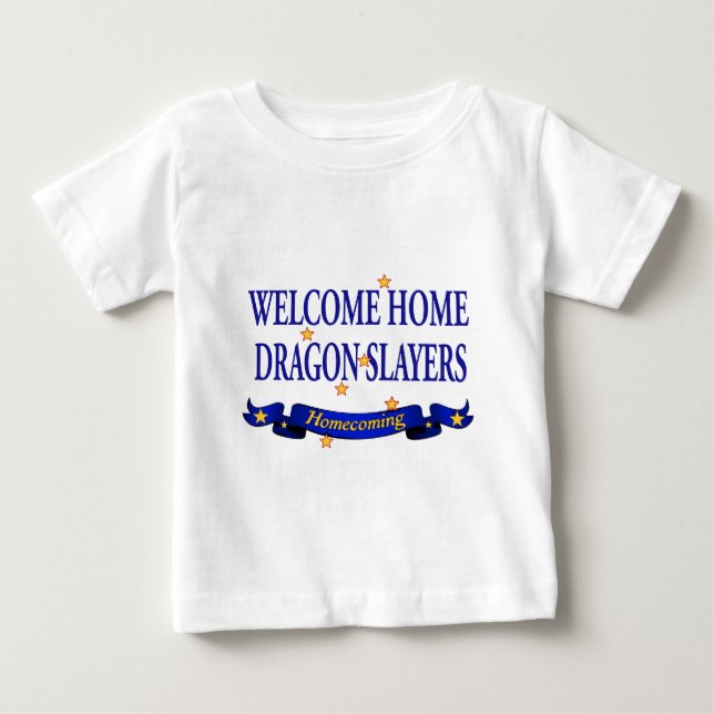 Camiseta De Bebé Capas de dragón de bienvenida (Anverso)