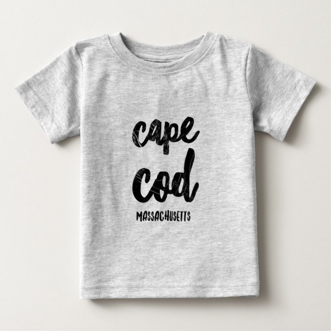 Camiseta De Bebé Cape Cod Massachusetts (Anverso)
