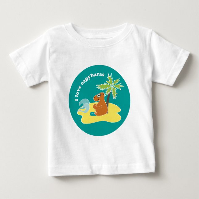 Camiseta De Bebé Capibara (Anverso)