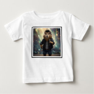Camiseta De Bebé "Capibara Mohawk: ¡Sacudiendo el Río!"