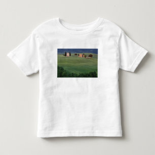 Camiseta De Bebé Capilla San Quirico d'Orcia, Toscana, Italia