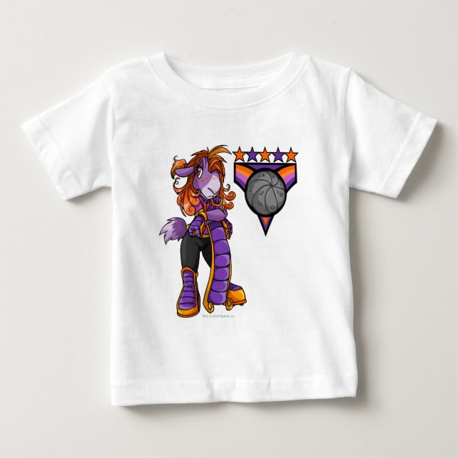 Camiseta De Bebé Capitán 1 del equipo de Kreludor (Anverso)