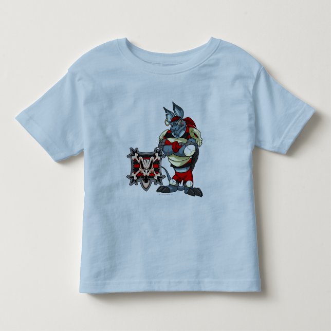 Camiseta De Bebé Capitán 1 del equipo de la isla de Krawk (Anverso)