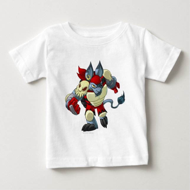 Camiseta De Bebé Capitán 2 del equipo de la isla de Krawk (Anverso)