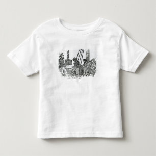 Camiseta De Bebé Capitán Avery que recibe tres pechos de tesoro