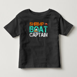 Camiseta De Bebé Capitán de camarón en barco Gracioso Regalo de p