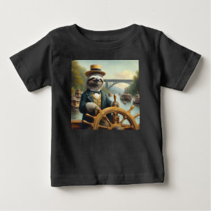 Camiseta De Bebé Capitán de Slove Riverboat