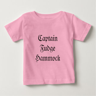 Camiseta De Bebé Capitán Fudge Hammock