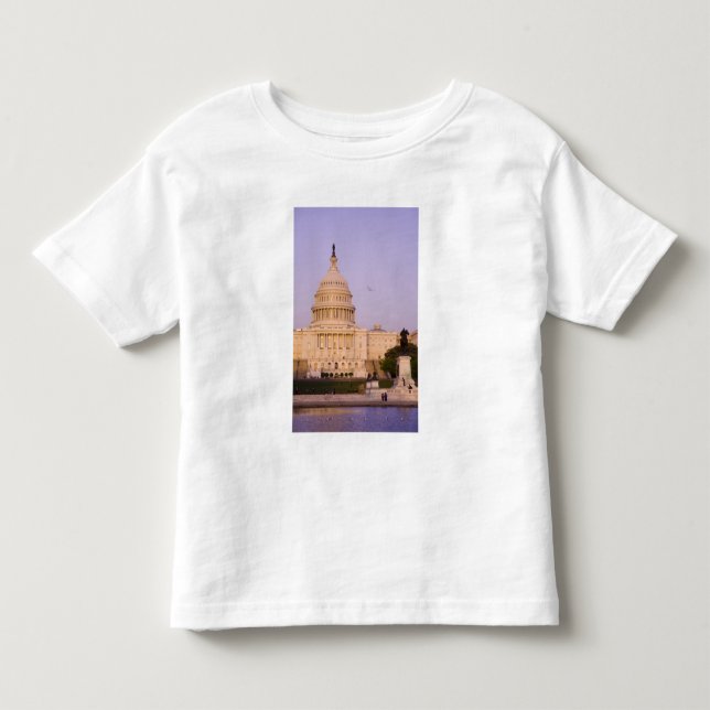 Camiseta De Bebé Capitolio de los EE. UU., Washington D.C. (Distrit (Anverso)