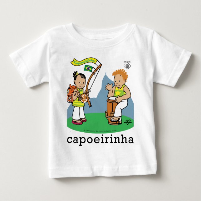 Camiseta De Bebé Capoeirinhas! (Anverso)
