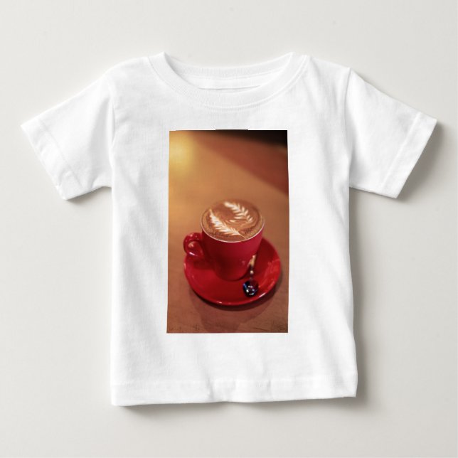 Camiseta De Bebé Cappucino Blank (Anverso)