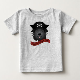 Camiseta De Bebé Captain Black Dog - Baby Fine T-Shirt 