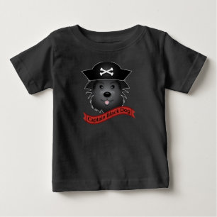 Camiseta De Bebé Captain Black Dog - Baby Fine T-Shirt 