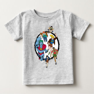 Camiseta De Bebé Captain Planet y el gráfico del círculo de los pla
