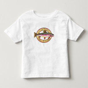 Camiseta De Bebé Captura de trucha y liberación de pescador peque