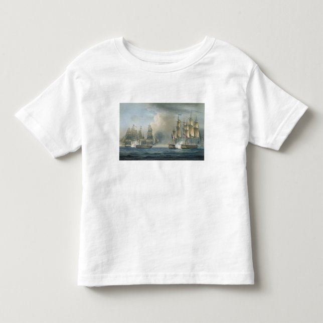 Camiseta De Bebé Captura del Pomone por HMS Arethusa de Cuba (Anverso)