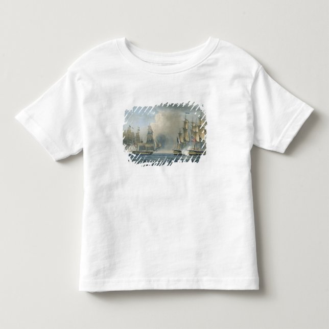 Camiseta De Bebé Captura del Pomone por HMS Arethusa de Cuba (Anverso)