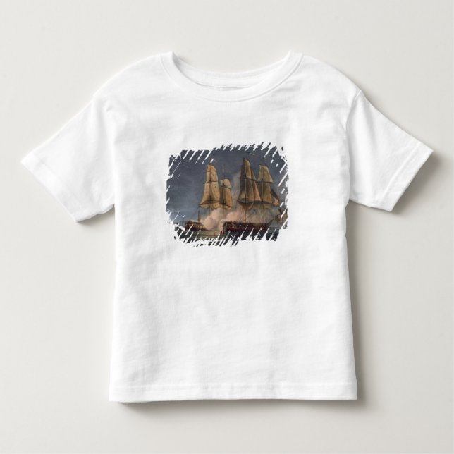 Camiseta De Bebé Captura del Tetis por HMS Amethyst, 10 de Noviembr (Anverso)