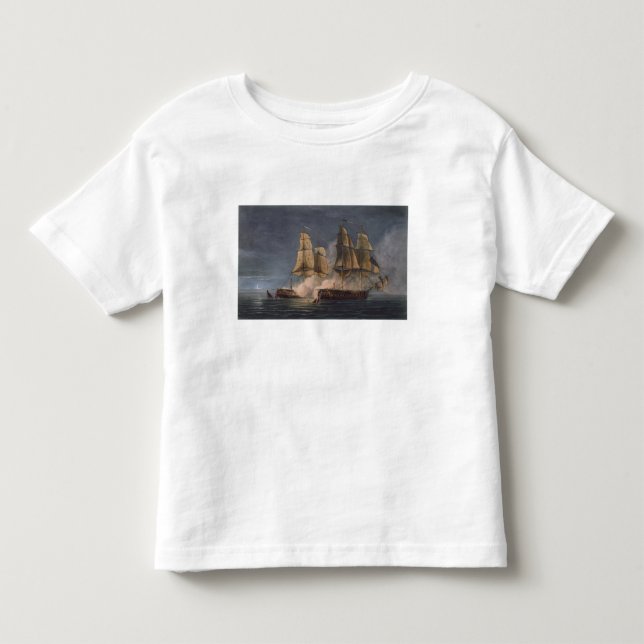 Camiseta De Bebé Captura del Thetis por amatista del HMS, 10mo (Anverso)