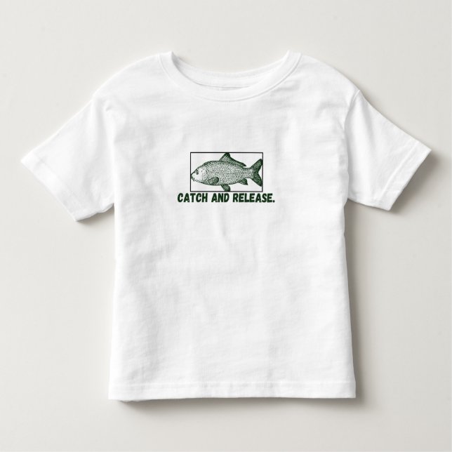 Camiseta De Bebé Captura y liberación (Anverso)