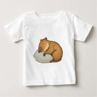 Camiseta De Bebé Capybara Sleepybara