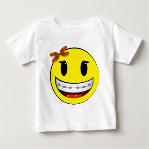 Camiseta De Bebé cara con llaves - chica
