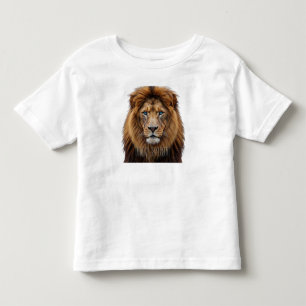 Camiseta De Bebé Cara de León Majestuoso con Ojos Azules Anima Fa