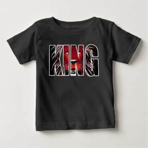 Camiseta De Bebé Cara de León Rey