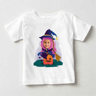 Camiseta De Bebé Cara de niña personalizada