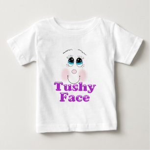 Camiseta De Bebé cara de trasero
