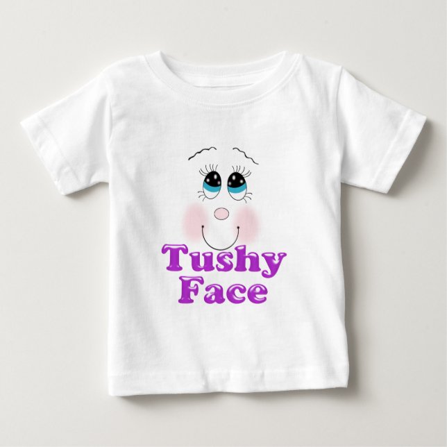 Camiseta De Bebé cara de trasero (Anverso)