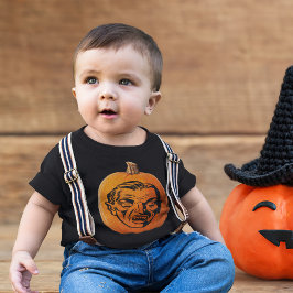 Camiseta De Bebé Cara de vampiros de Jack o' Lantern, calabaza de H