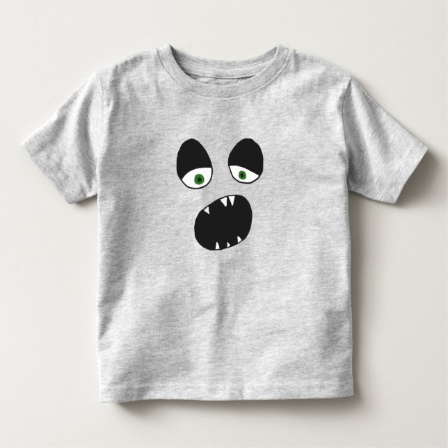 Camiseta De Bebé Cara fantasma (Anverso)