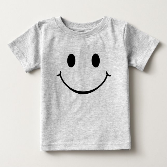 Camiseta De Bebé Cara feliz (Anverso)