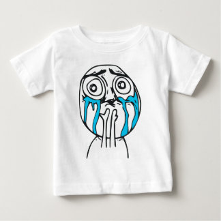 Camiseta De Bebé Cara linda Meme de la rabia de la sobrecarga del