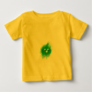 Camiseta De Bebé Cara verde borrosa