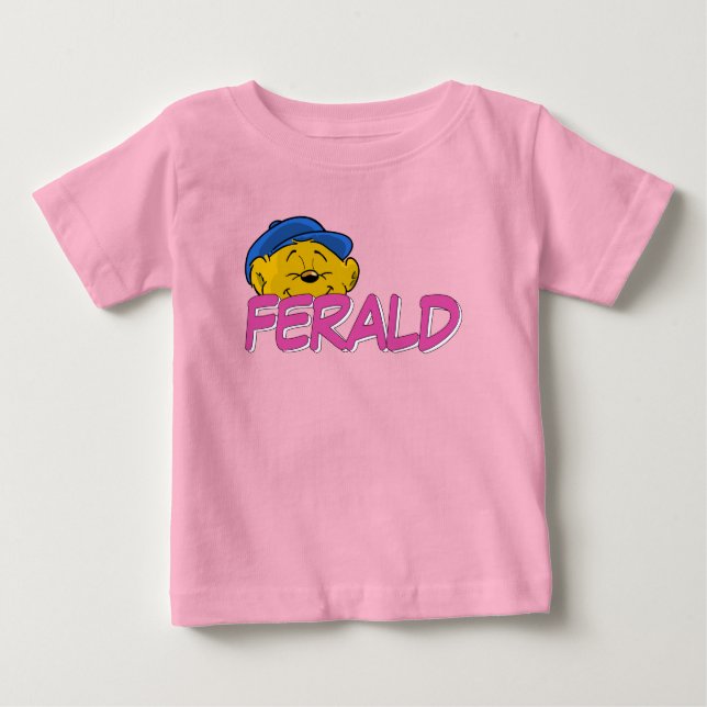 Camiseta De Bebé Cara y nombre de Ferald (Anverso)