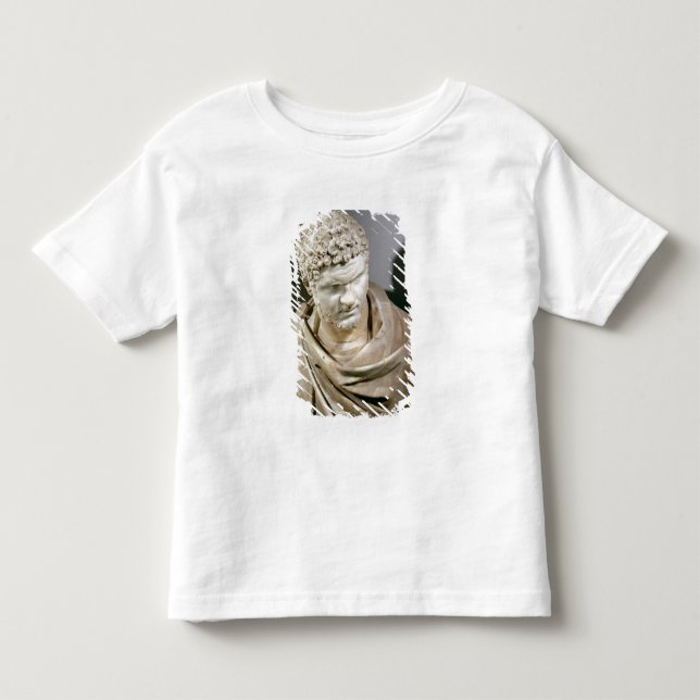 Camiseta De Bebé Caracalla, el mármol romano cuirassed el busto, (Anverso)