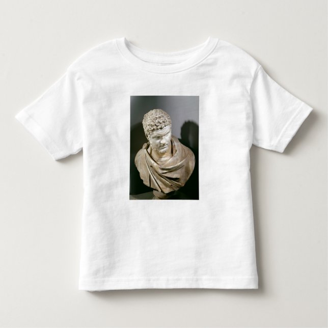 Camiseta De Bebé Caracalla, el mármol romano cuirassed el busto, (Anverso)
