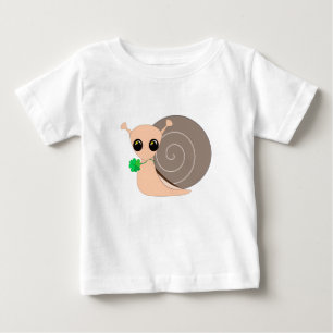 Camiseta De Bebé Caracol con Clover Baby T-Shirt