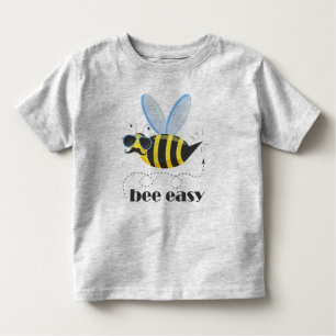 Camiseta De Bebé Carácter de abeja con gafas de sol bigote Bee Fáci