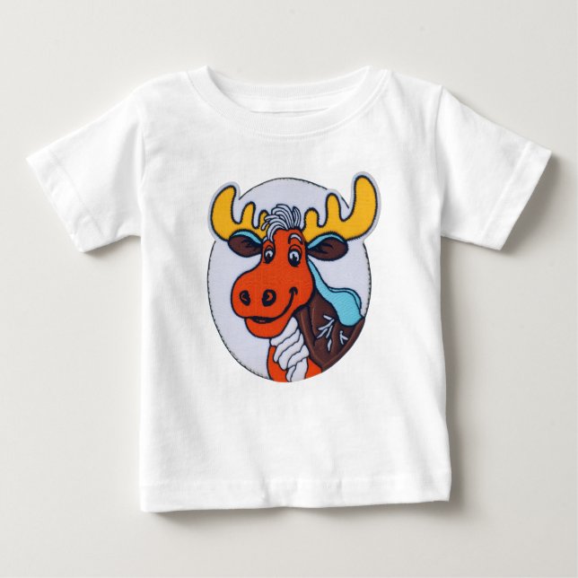 Camiseta De Bebé Carácter de animal divertido Tee (Anverso)
