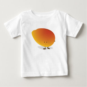 Camiseta De Bebé Carácter sonriente del mango