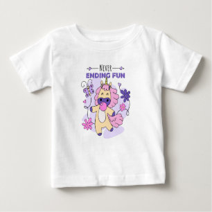 Camiseta De Bebé Carácter Unicorn Gumm Fun