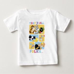 Camiseta De Bebé Caracteres de Baby Looney Tunes   Todos son person