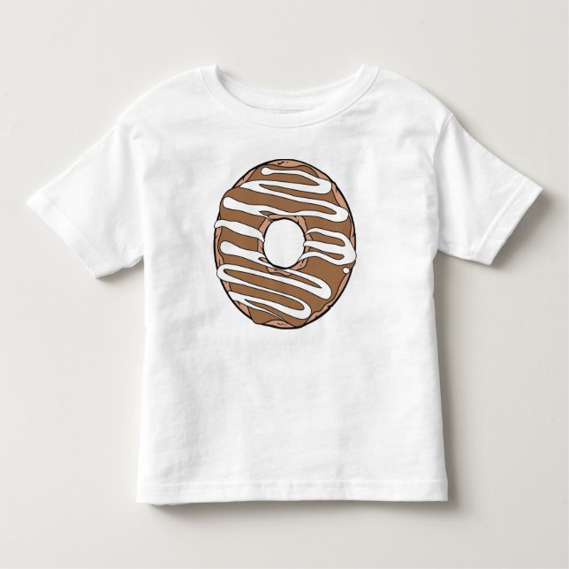 Camiseta De Bebé Caramel Donut, Douglas, Glazas, Gritos, Escarcha (Anverso)
