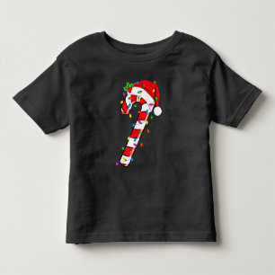 Camiseta De Bebé Caramelo de Navidad Caña de Santa Navidad