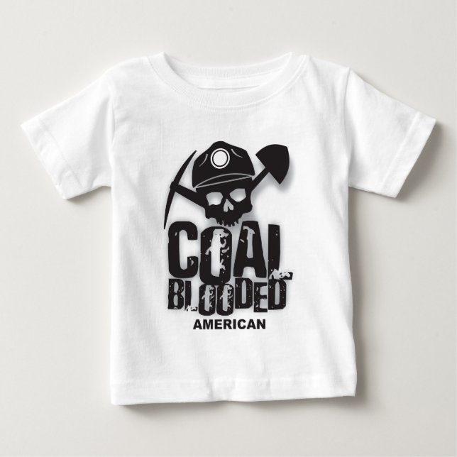 Camiseta De Bebé CARBÓN BLOODED AMERICAN.jpg (Anverso)