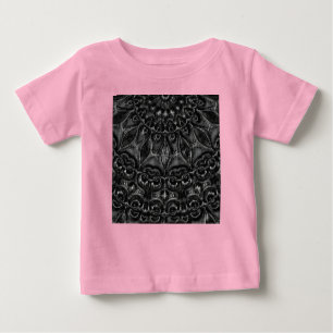 Camiseta De Bebé Carbón Mandala Baby T-Shirt